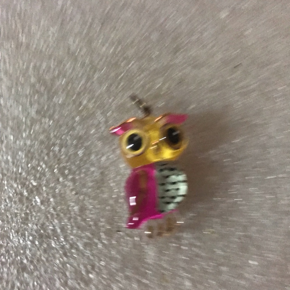 Cute Colorful Owl Pendant - Pink, Yellow, Mint